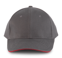 Slate Grey / Red