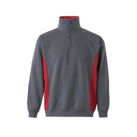 grijs, rood