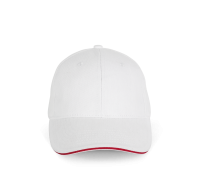 White / Hibiscus Red