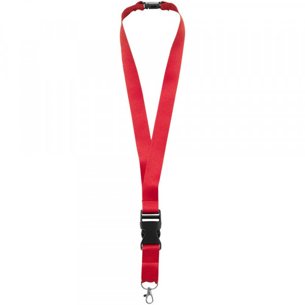 Yogi lanyard met afneembare gesp en veiligheidssluiting