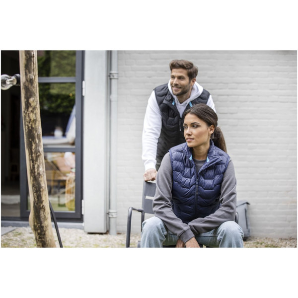 Epidote GRS gerecyclede geïsoleerde down bodywarmer voor dames