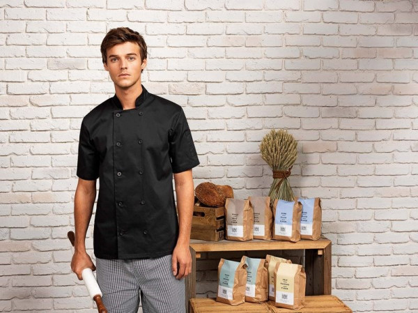 Premier Short Sleeve Chefs Jacket