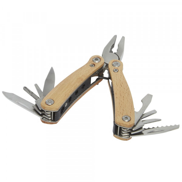 Anderson middelgrote houten multitool met 12 functies